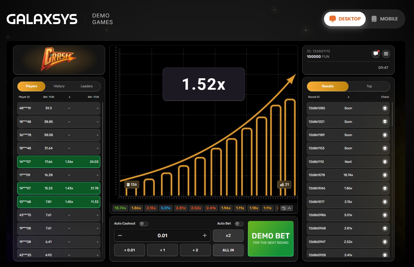 카지노 크래시 게임: 데모 & 독점 보너스